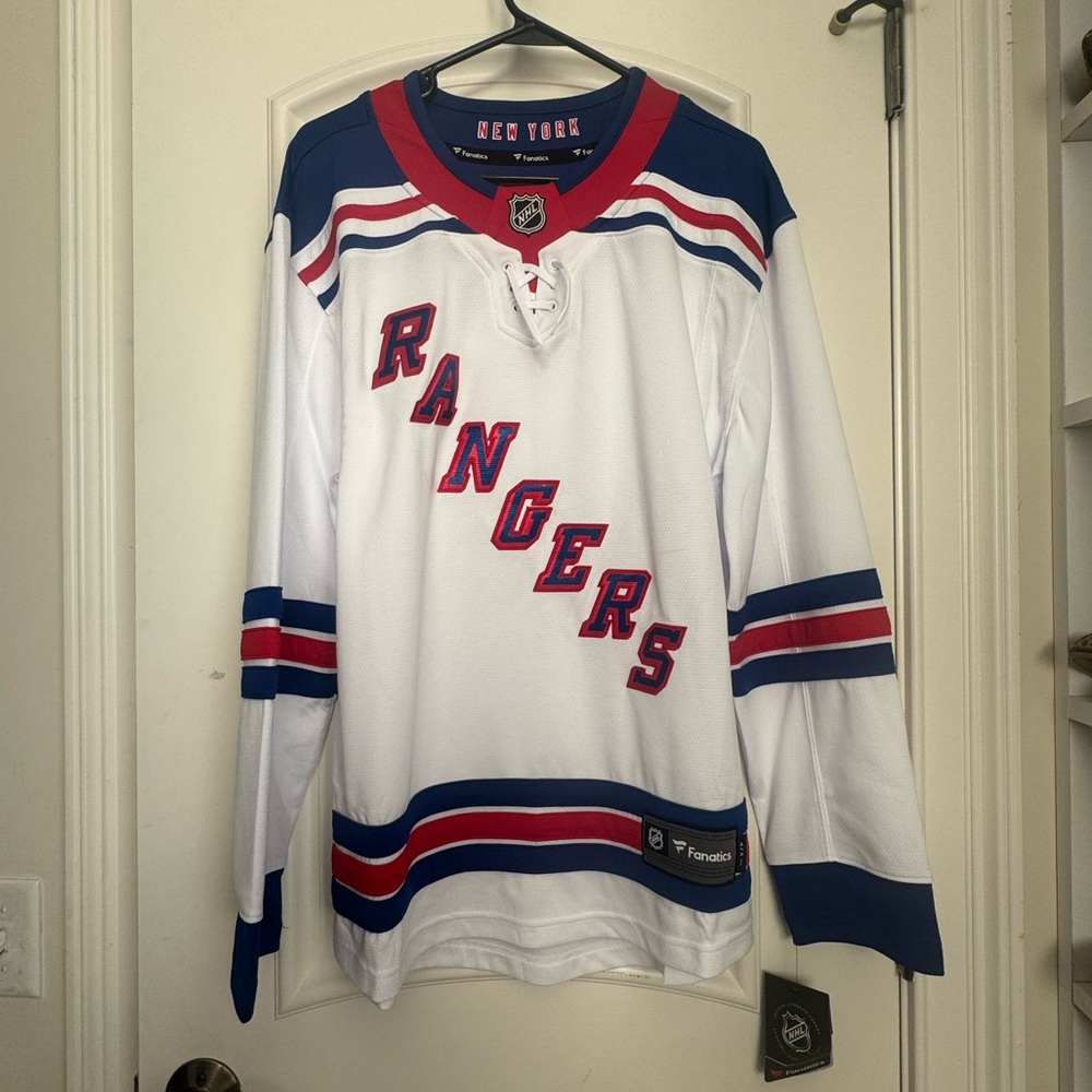 New York Rangers Authentic White Jersey NWT